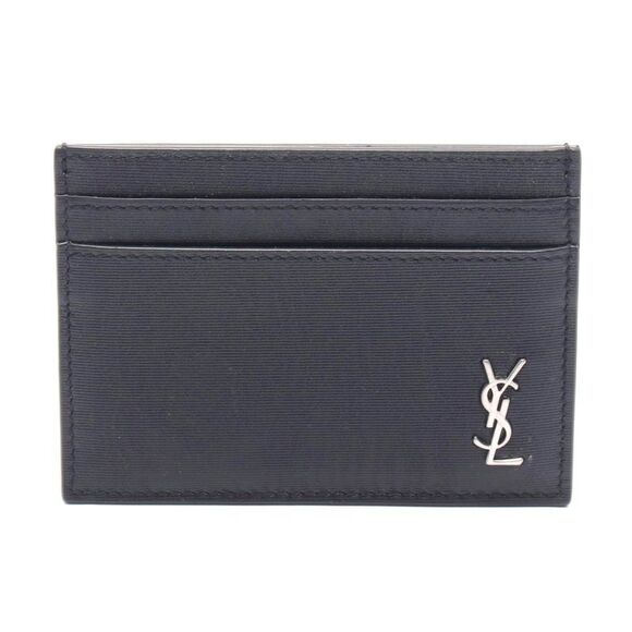 Saint Laurent Leather Tiny Cassandra Card Case